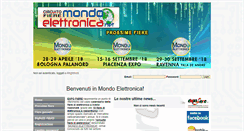 Desktop Screenshot of mondoelettronica.net
